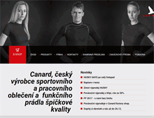 Tablet Screenshot of canard.cz